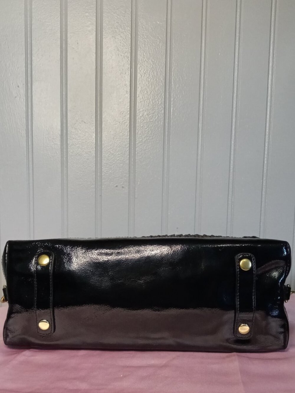 Coach Ashley Gathered Satin Carryall - Picture 6 of 9